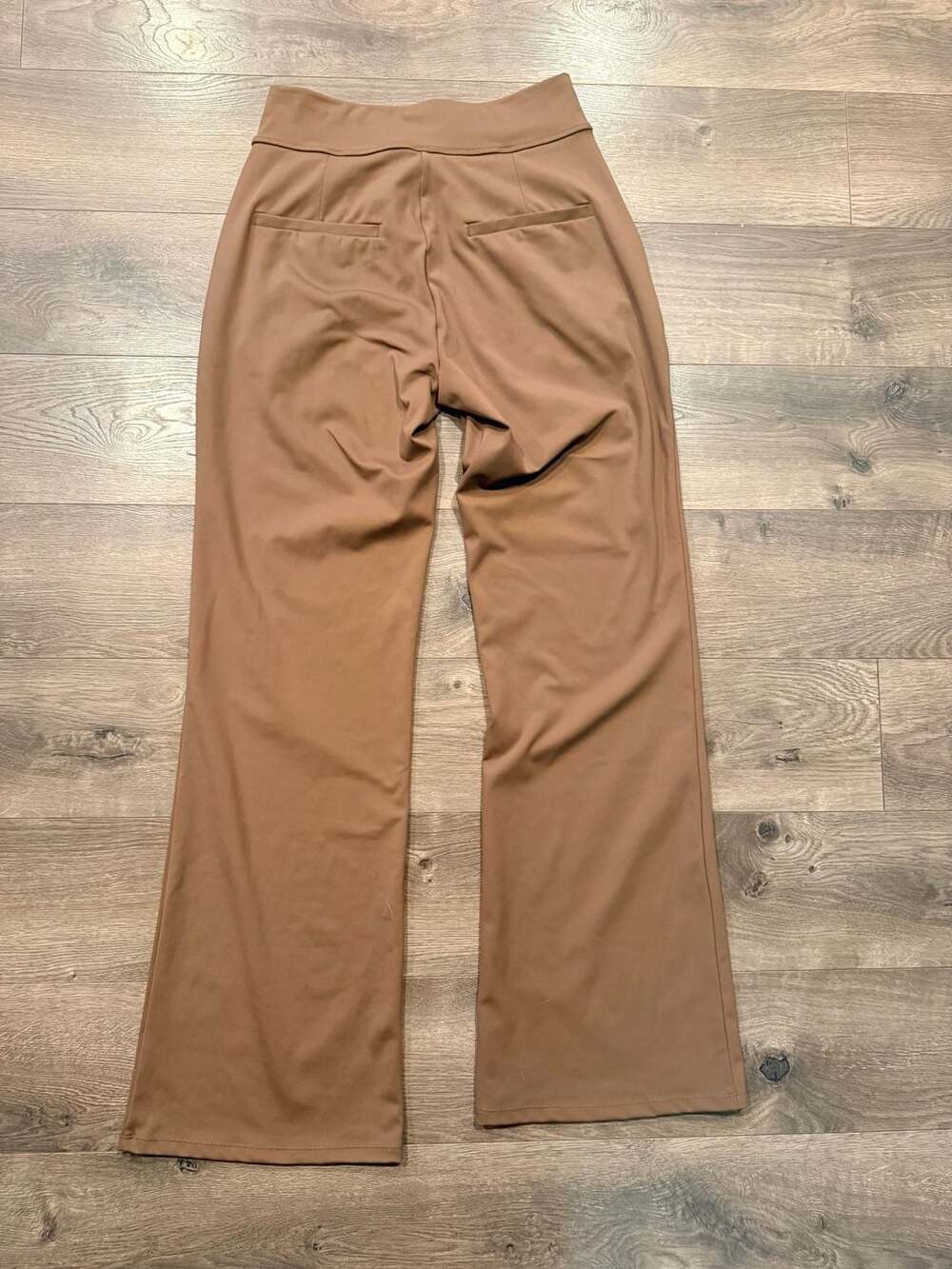 Halara Flex DayStretch Mid Rise Side Zipper Pocket Brown Size Medium Tall - Picture 6 of 8
